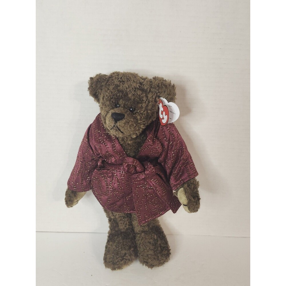 Vintage TY Beanie Buddy "Tyrone" The Bear 1993 Attic Treasures Collection